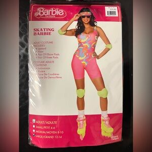 Adult size Large Barbie Skating Costume NEW